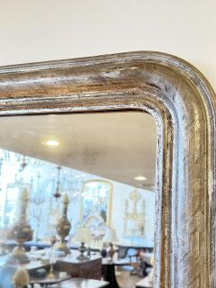 Louis Philippe Silver Giltwood Mirror Circa 1840 - 2934522