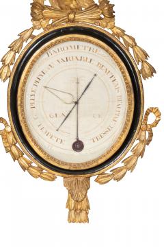 Louis Phillippe Giltwood And Ebonized Barometer - 4292706