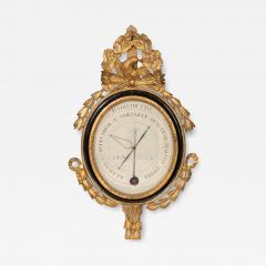 Louis Phillippe Giltwood And Ebonized Barometer - 4297094