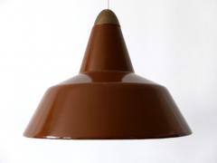 Louis Poulsen Mid Century Modern Enameled Pendant Lamp by Louis Poulsen Denmark 1960s - 2043102