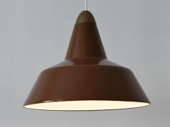 Louis Poulsen Mid Century Modern Enameled Pendant Lamp by Louis Poulsen Denmark 1960s - 2043103