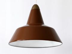 Louis Poulsen Mid Century Modern Enameled Pendant Lamp by Louis Poulsen Denmark 1960s - 2043109