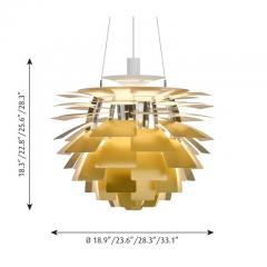 Louis Poulsen Monumental Poul Henningsen Brass PH Artichoke Chandelier for Louis Poulsen - 948564