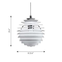 Louis Poulsen Monumental Poul Henningsen PH Louvre Suspension Lamp for Louis Poulsen - 1429880