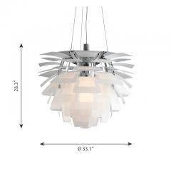 Louis Poulsen Monumental Poul Henningsen Steel PH Artichoke Chandelier for Louis Poulsen - 948591