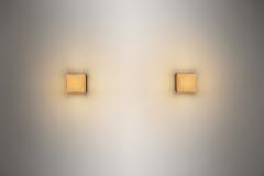 Louis Poulsen Pair of Model Kubuarmatur 38117 Wall Lamps for Louis Poulsen Denmark 1960s - 4174759