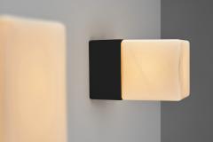 Louis Poulsen Pair of Model Kubuarmatur 38117 Wall Lamps for Louis Poulsen Denmark 1960s - 4174764