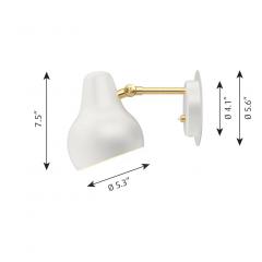 Louis Poulsen Pair of Vilhelm Lauritzen VL38 Radiohus Plug in Wall Lamps for Louis Poulsen - 2511219