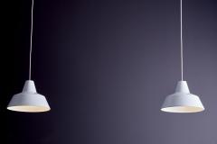 Louis Poulsen Pair of White Arbejdspendel for Louis Poulsen - 4389007