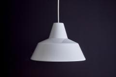 Louis Poulsen Pair of White Arbejdspendel for Louis Poulsen - 4389008