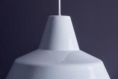 Louis Poulsen Pair of White Arbejdspendel for Louis Poulsen - 4389012