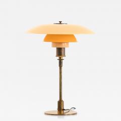 Louis Poulsen Poul Henningsen PH 4 3 Table Lamp in Brass and Glass by Louis Poulsen 1927 1928 - 4648401