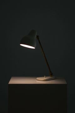 Louis Poulsen Vilhelm Lauritzen Table Lamp in Brass and Lacquer by Louis Poulsen 1950s - 4645753