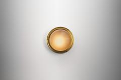 Louis Poulsen Waggon Aluminium and Brass Wall Lamp for Louis Poulsen Denmark ca 1970s - 4358002