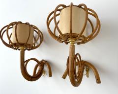 Louis Sognot LOUIS SOGNOT BAMBOO SCONCES - 2534545