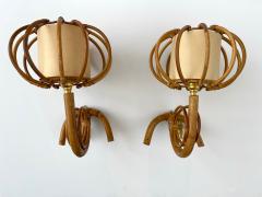 Louis Sognot LOUIS SOGNOT BAMBOO SCONCES - 2534554