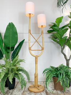 Louis Sognot Louis Sognot Bamboo Floor Lamp 1950s - 3051346