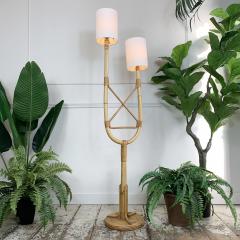 Louis Sognot Louis Sognot Bamboo Floor Lamp 1950s - 3051353