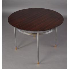 Louis Sognot Louis Sognot Exceptional Macassar Ebony Center or Dining Table France 1950s - 2393121