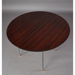 Louis Sognot Louis Sognot Exceptional Macassar Ebony Center or Dining Table France 1950s - 2393123