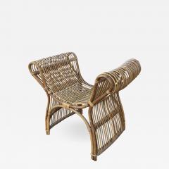 Louis Sognot Louis Sognot Spectacular Rattan Throne Bench - 599000