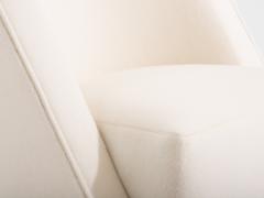 Louis Sognot Louis Sognot pair of modernist armchairs walnut white alpaca 1927 - 4410031