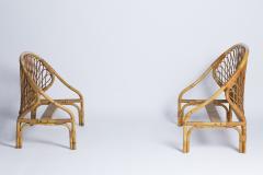 Louis Sognot Pair of rattan beds Louis Sognot around 1955 - 1203646