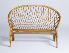 Louis Sognot Pair of rattan beds Louis Sognot around 1955 - 1203648