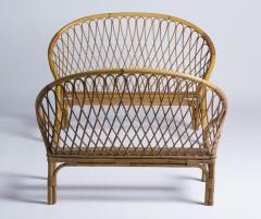 Louis Sognot Pair of rattan beds Louis Sognot around 1955 - 1203649
