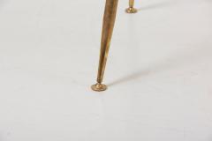 Louis Sognot Set of 10 Brass Leg Dining Chairs by Louis Sognot for Arflex Italy 1959 - 1155483