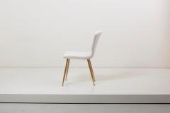 Louis Sognot Set of 10 Brass Leg Dining Chairs by Louis Sognot for Arflex Italy 1959 - 1155484