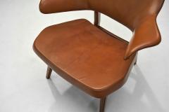 Louis Van Teeffelen Pair of Louis van Teeffelen Penguin Armchairs for W B The Netherlands 1960s - 3960843