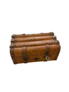 Louis Vuitton 1900s Decorative trunk box in the style of Louis Vuitton - 4587112