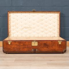 20thc Louis Vuitton Trunk in Natural Cow Hide Paris C.1900 