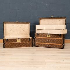 Louis Vuitton trunk from the 1920s-1930s in monogram, 80 cm Louis