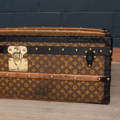 20thC Louis Vuitton Courier Trunk With A Union Jack Top, Paris c