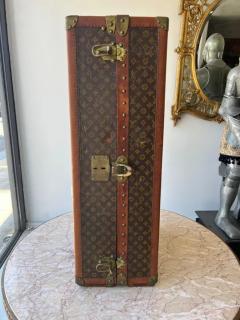 Louis Vuitton A Fabulous 1920s Louis Vuitton Wardrobe Steamer Stencil Monogram Trunk - 3914937