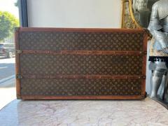 Louis Vuitton A Fabulous 1920s Louis Vuitton Wardrobe Steamer Stencil Monogram Trunk - 3914959