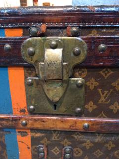 Louis Vuitton An Early Vintage Louis Vuitton Flat Steamer Trunk - 94719