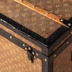 ANTIQUE 20thC LOUIS VUITTON TRUNK IN WOVEN CANVAS, PARIS c.1900