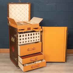 Louis Vuitton Antique 20th Century Louis Vuitton Malle Secretaire Trunk Paris c 1920 - 2976237