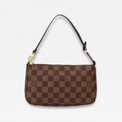 Louis Vuitton Louis Vuitton Damier Ebene Monogram Coated Canvas Pochette - 4491205