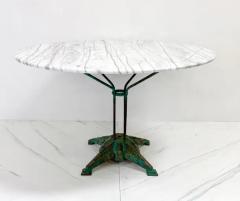 Louis Vuitton Louis Vuitton Iron and Marble Dining or Center Table 1930s - 3176385