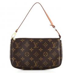 Louis Vuitton Louis Vuitton Monogram Coated Canvas Pochette - 4486646