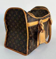 Louis Vuitton Louis Vuitton Monogrammed Pet Carrier Canvas Cowhide Mesh Window Lining - 4522984