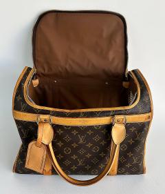 Louis Vuitton Louis Vuitton Monogrammed Pet Carrier Canvas Cowhide Mesh Window Lining - 4522989