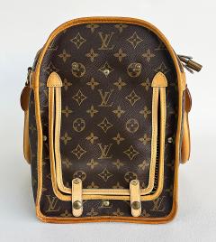 Louis Vuitton Louis Vuitton Monogrammed Pet Carrier Canvas Cowhide Mesh Window Lining - 4523012