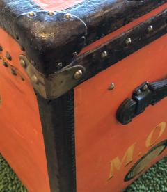 Louis Vuitton Rare Louis Vuitton Orange Trunk with Initials circa 1930s - 852897