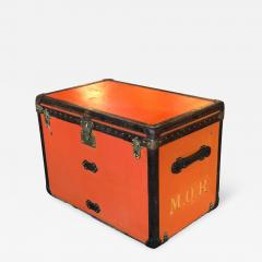 Louis Vuitton Rare Louis Vuitton Orange Trunk with Initials circa 1930s - 854527