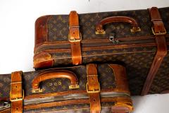 Louis Vuitton Vintage Louis Vuitton Monogram Canvas Suitcases Set of Two with Original Saks - 4648782